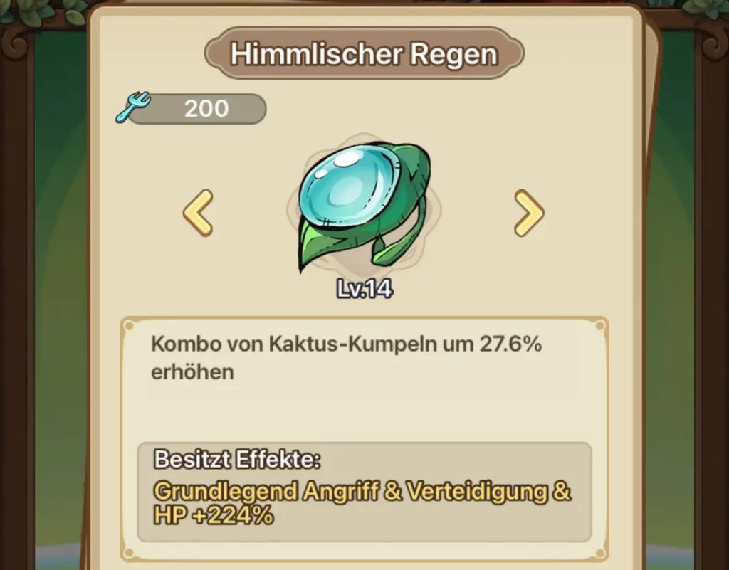 Himmlischer Regen Relikt Jäger Build in Legend of Mushroom