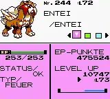 Pokemon Crystal Entei how to catch him