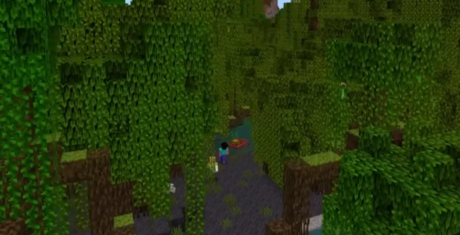 Minecraft Gameplay im Jungle