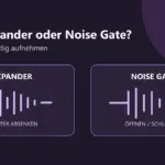 Game-Head-Grafik: sanftes Absenken beim Expander und Öffnen bzw. Schließen beim Noise Gate.