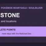 Fire Stone guide for Pokémon HeartGold and SoulSilver: Pokéathlon days and 2,500 Athlete Points.